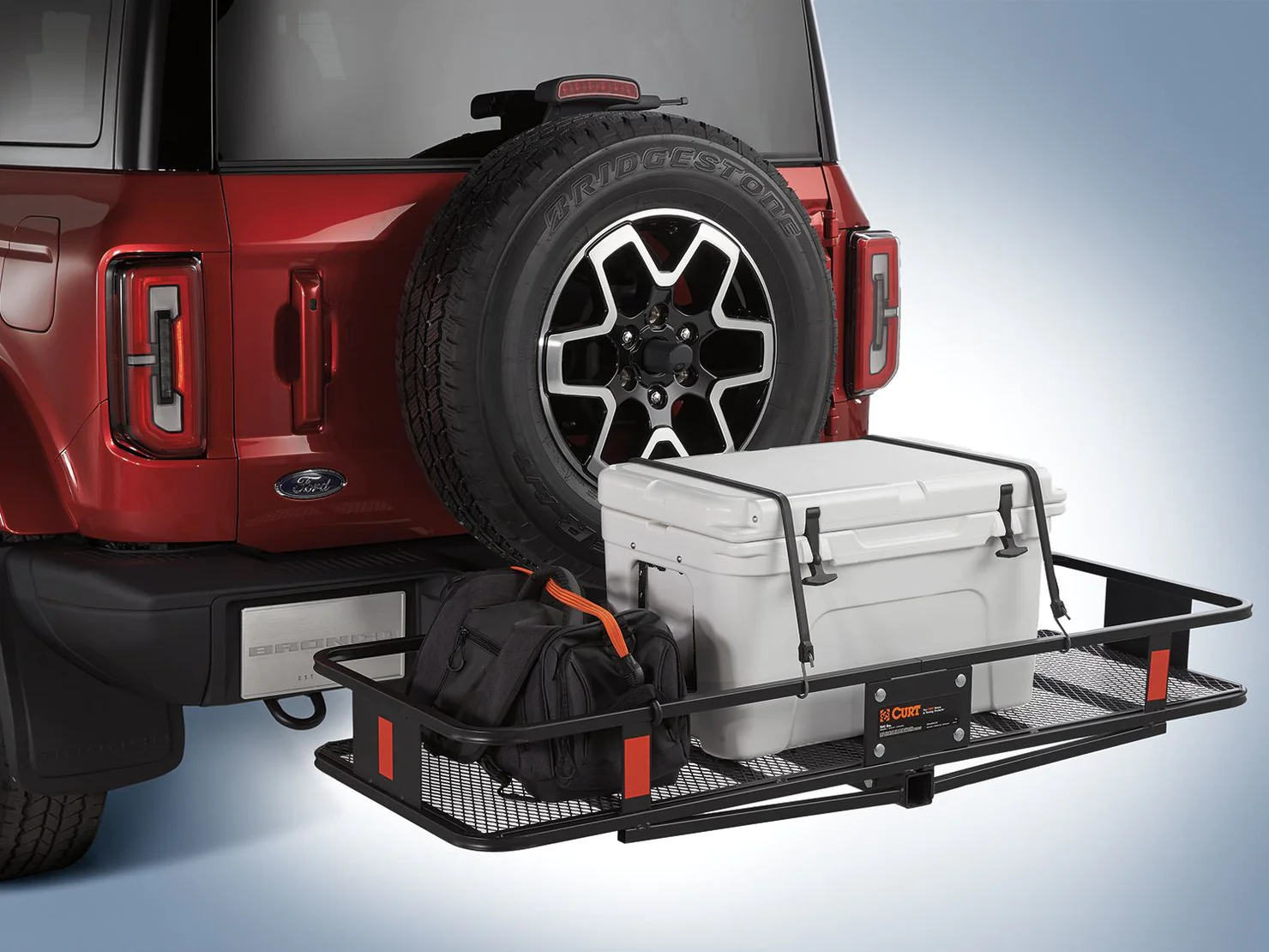 Ford Bronco Hitch mounted basket