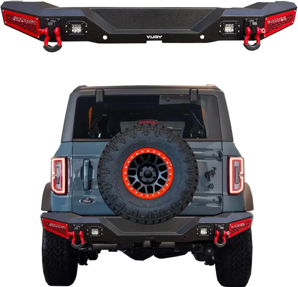 best off-road rear bumper for Ford Bronco with lights