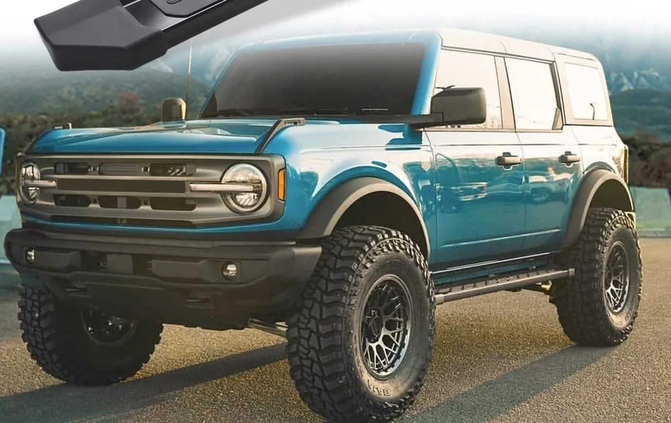 Snailfly best tube style running board side steps for Ford Bronco