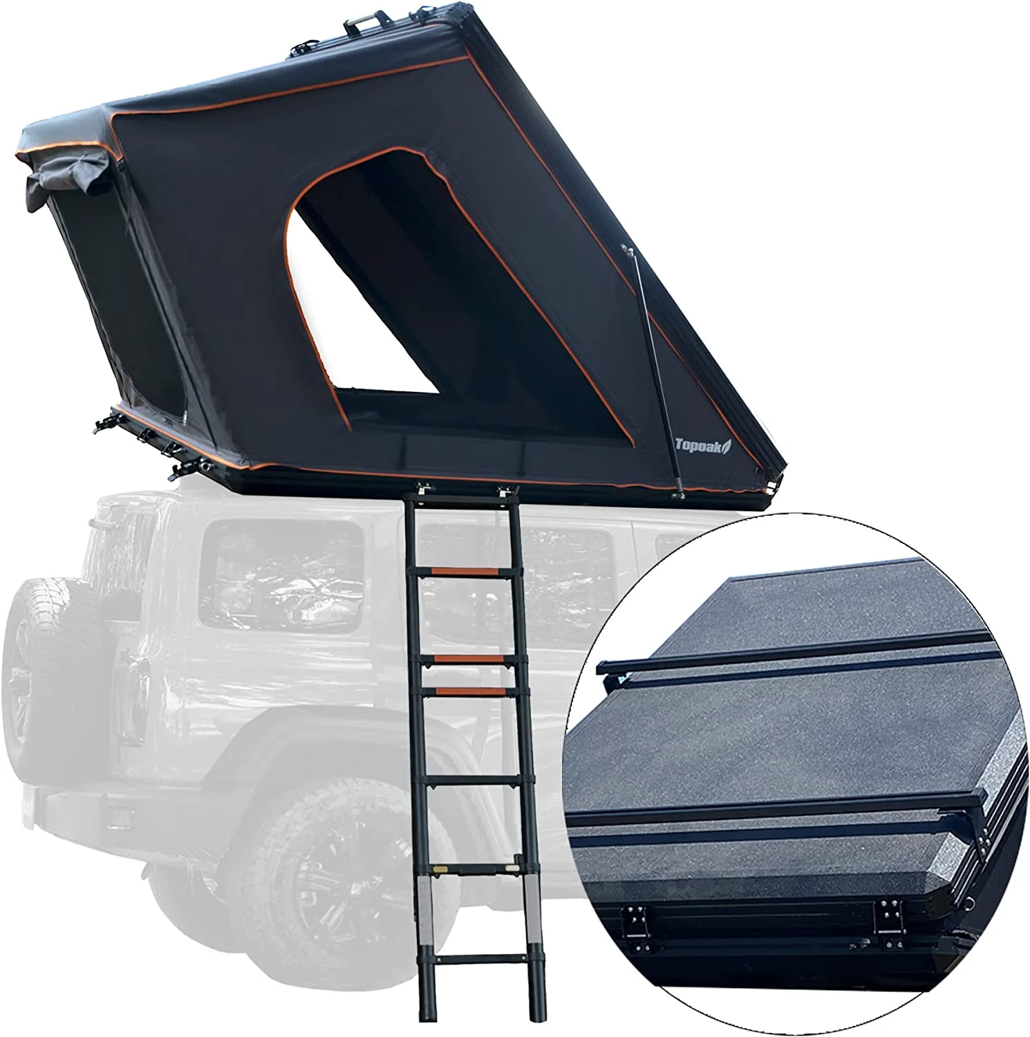 Topoak pop up roof top tent for SUVs and Jeeps - best rooftop tents for SUVs and Jeep
