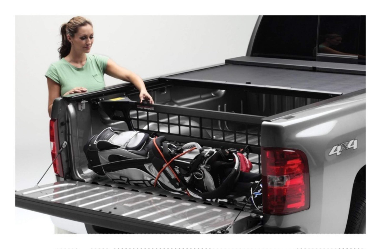 Truck bed organizers