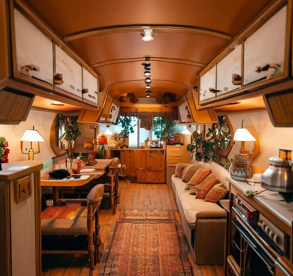 Classic Style camper interior style