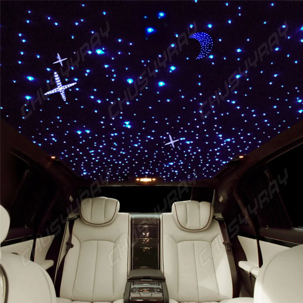 glow in the car - car ceiling decorations ideas