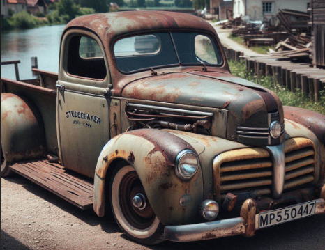 Studebacker pickup rat rod edition