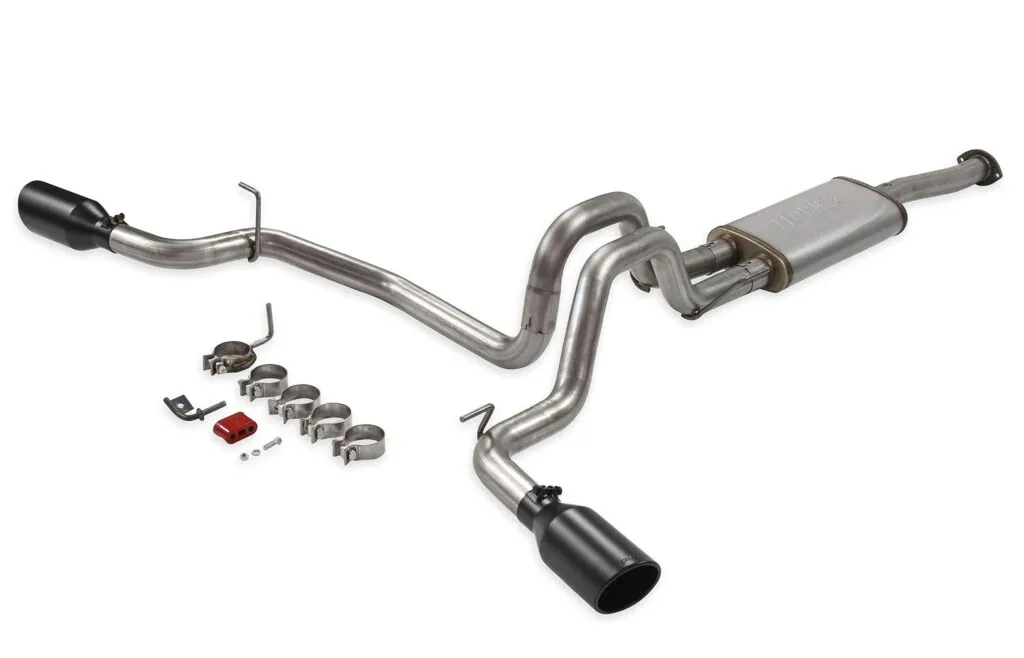 Cat back exhaust system