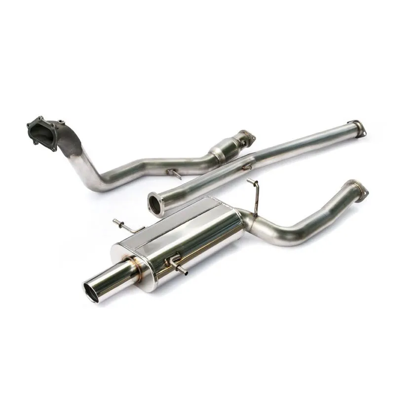 Turbo back exhaust system