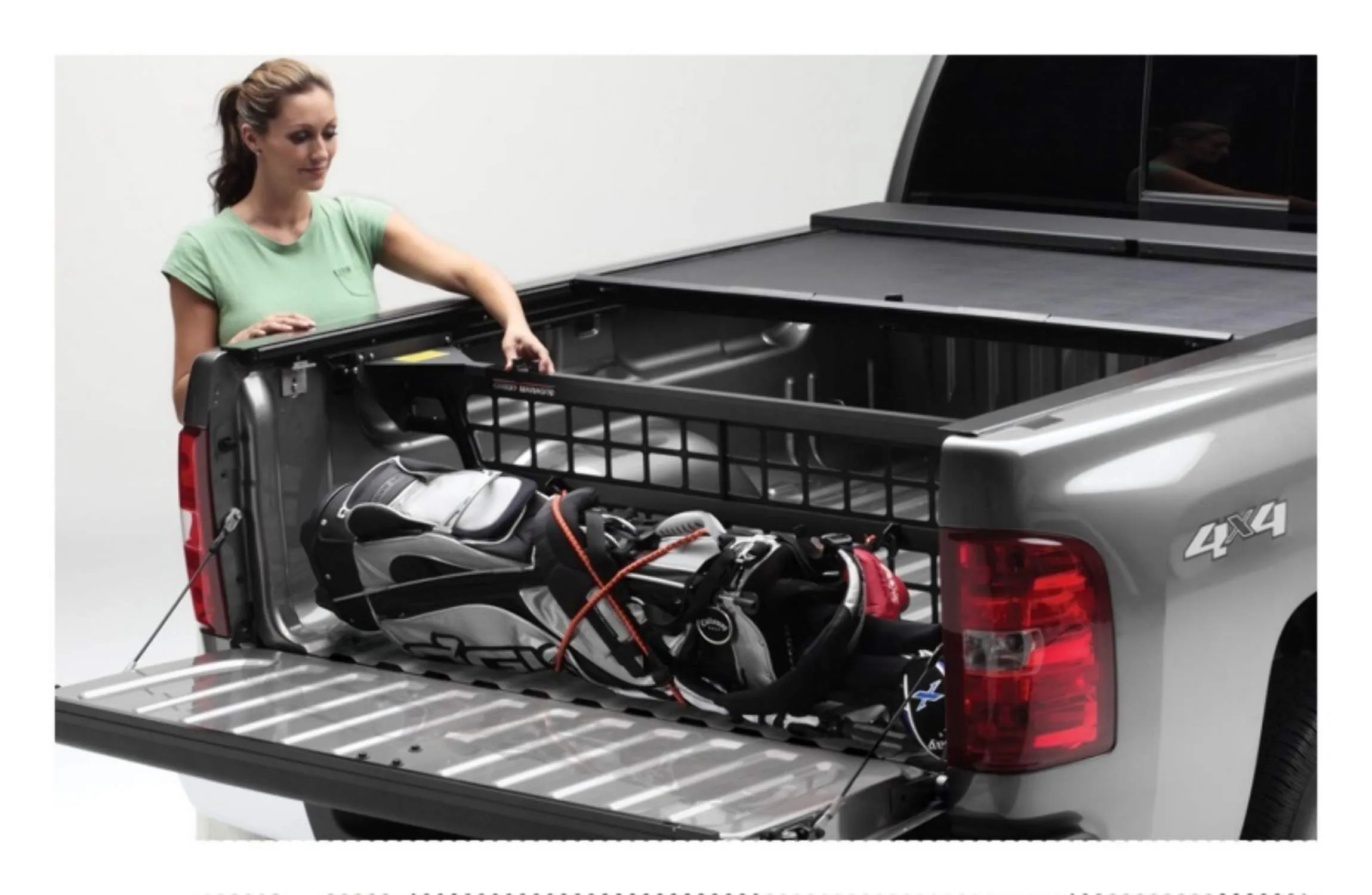 Truck bed organizers
