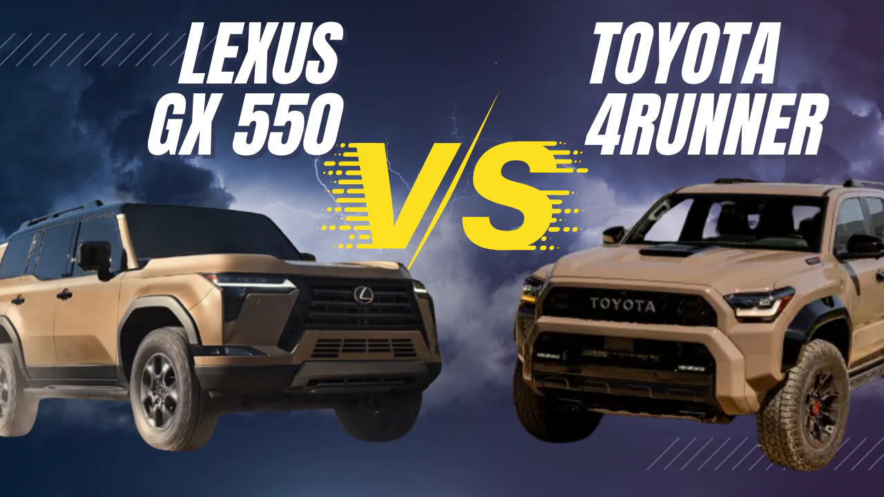 lexus GX 550 vs Toyota 4Runner